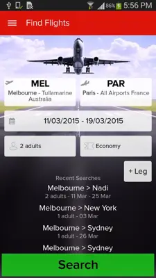 Webjet android App screenshot 2